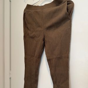 Uniqlo khaki cotton pants